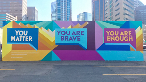 Foto del mural Encuentra Qué Decir en Denver